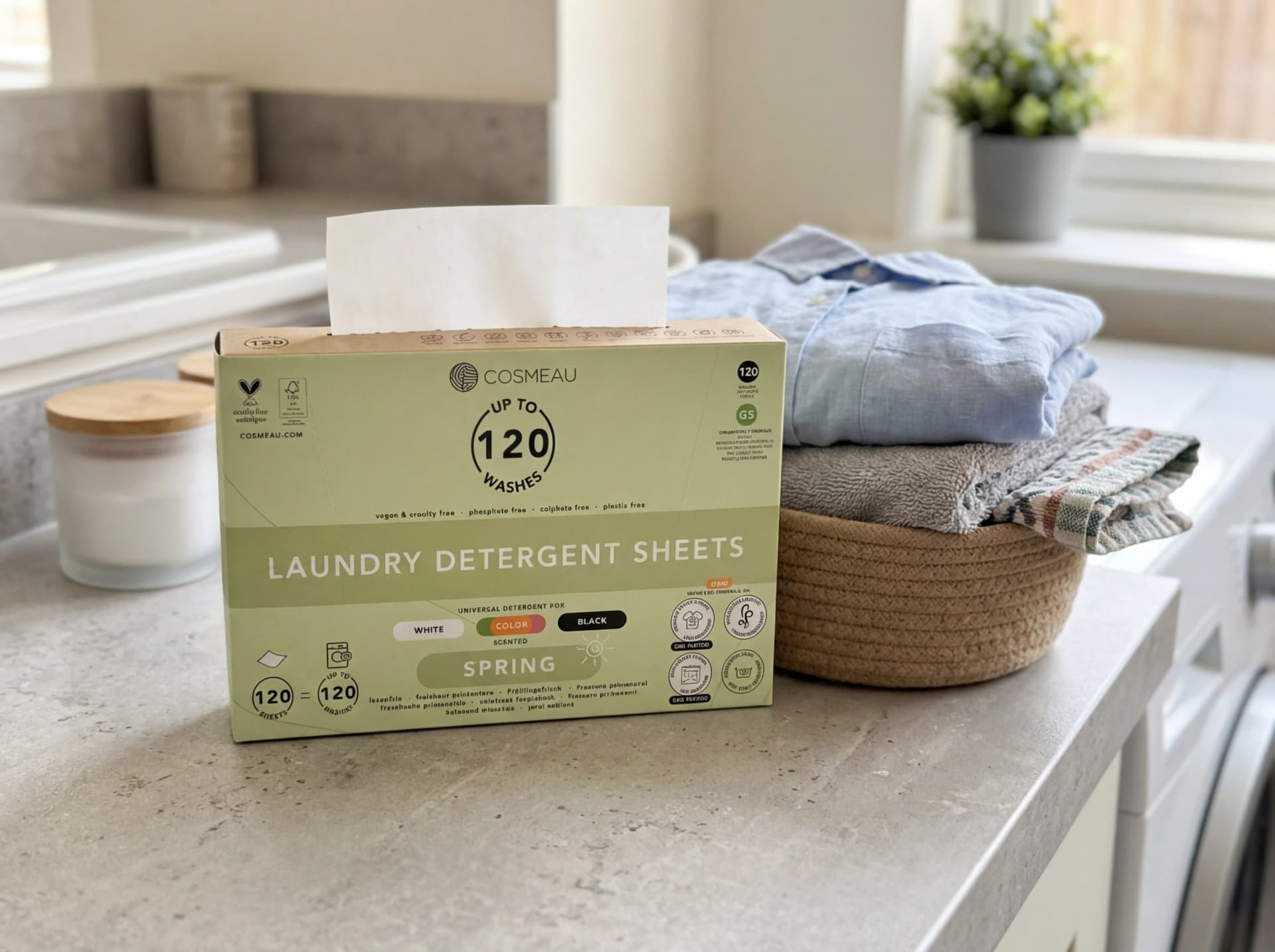 Cosmeau Waschmittelblätter